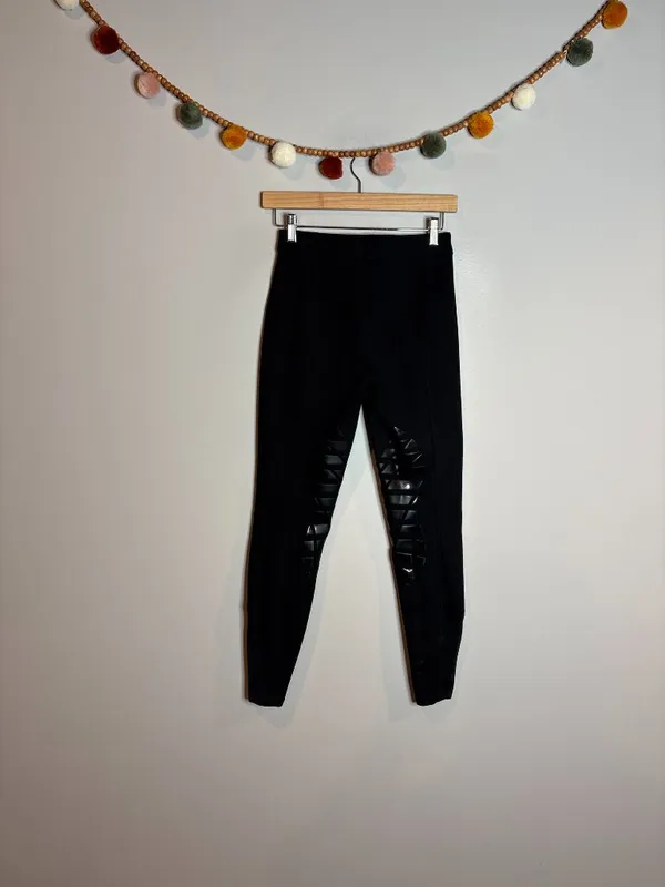 HR Farms black Equestrian Grip Breeches Riding Pants - Image 5