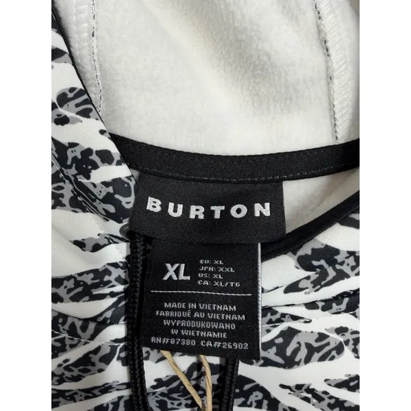 Burton Women's Crown Weatherproof Pullover Fleece Zebra Size XL NWT $95 MSRP - Image 6