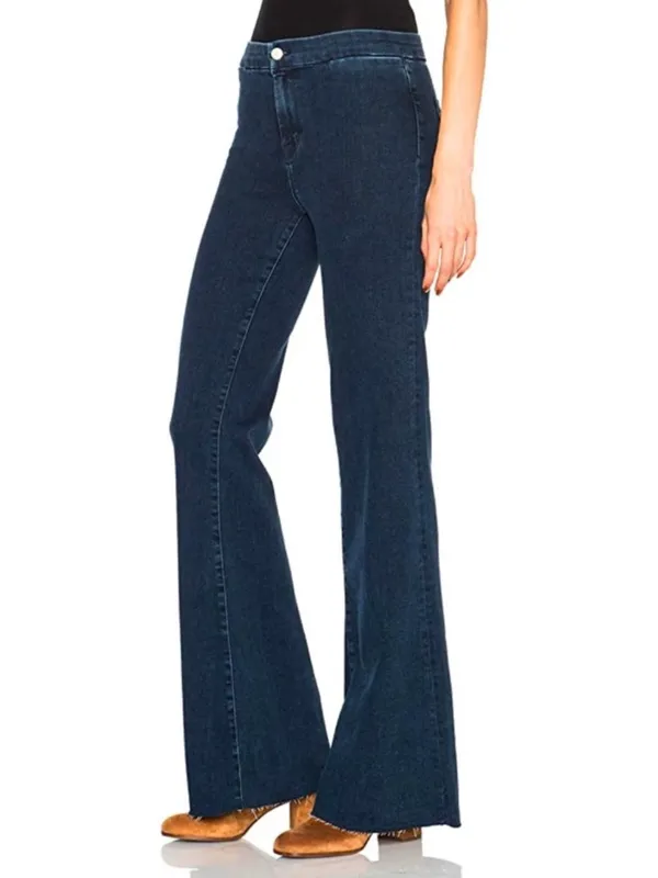 J Brand Dark Wash Tailored High Rise Flare Jeans in Allegiance Wash Size 26 - Image 4