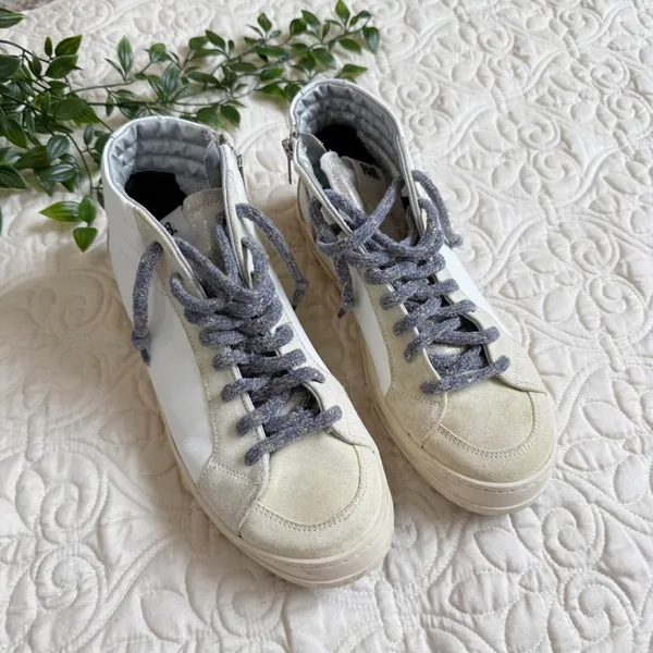 P448 Skate High Top Sneakers Sz 40 - Image 2