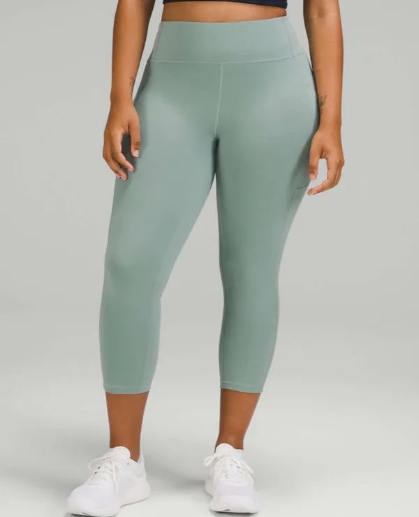 Lululemon Invigorate High-Rise Crop 23" Misty Glade 8 - Image 6