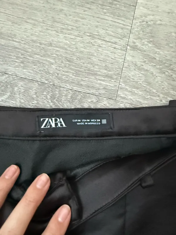 ZARA Silk Mini Skirt - Image 3