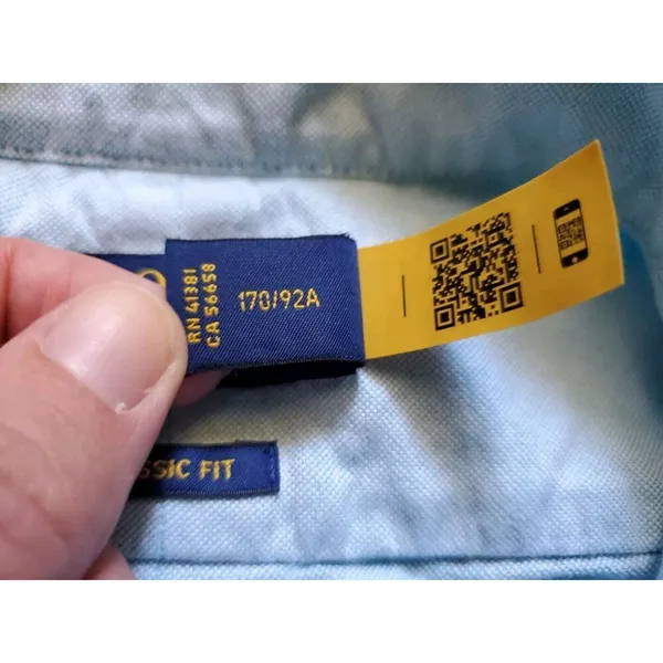 Polo Ralph Lauren Shirt Women Small Petite Paris 2024 Olympics Button Down Blue - Image 6