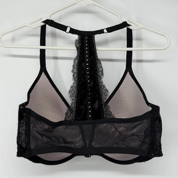 Victoria's Secret Very Sexy Lightly Lined Plunge Front Close Bra‎ Black 34DDD - Image 2