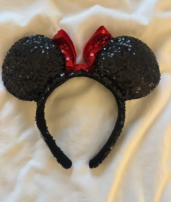 Black Red Minnie Ears - Image 2
