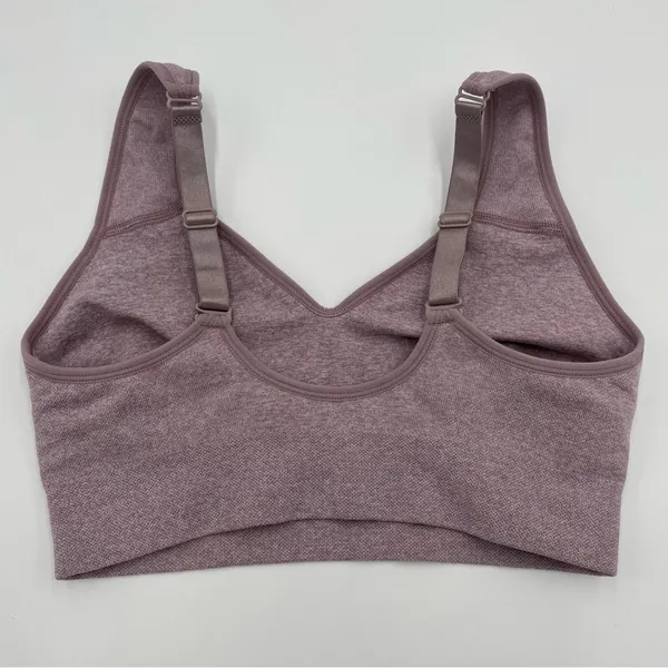 Puma Sports Bra‎ Adjustable Straps Mauve Yoga Gym Wear Size Small - Image 2