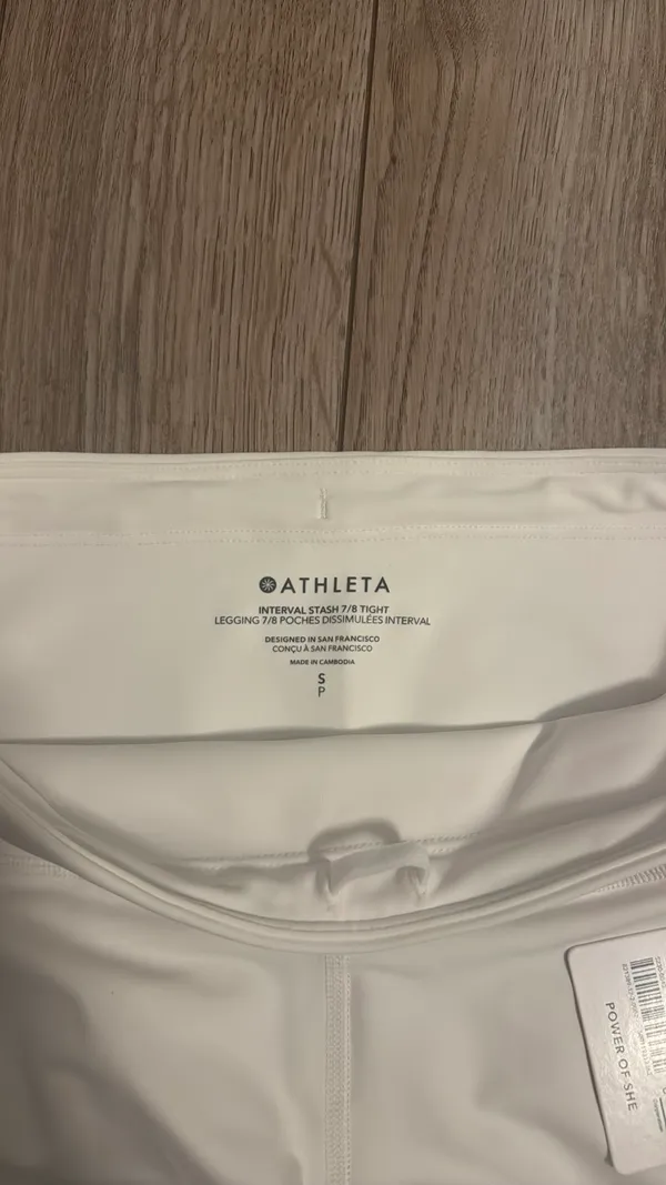 BRAND NEW Athleta White Leggings (NEVER WORN) - Image 4
