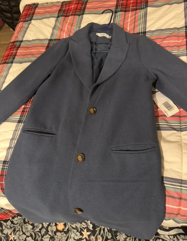 JustFab Blue coat - Image 3