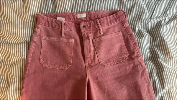 Pink MOTHER Denim Jeans - Image 3