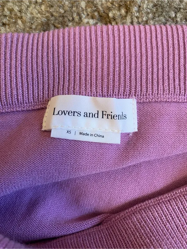 REVOLVE Lovers + Friends Lilac Purple Drawstring Midi Skirt Cinched Sides - Image 7