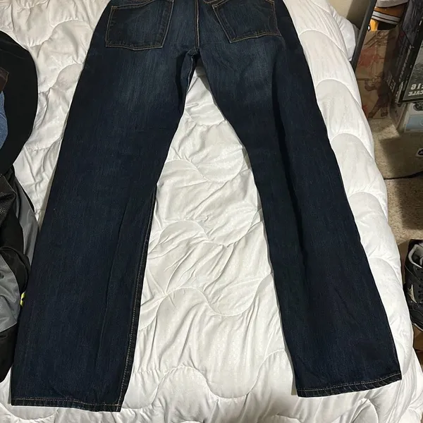 Gap Straight Fit Jeans Dark Wash Waist 28, Inseam 29 inches - Image 2