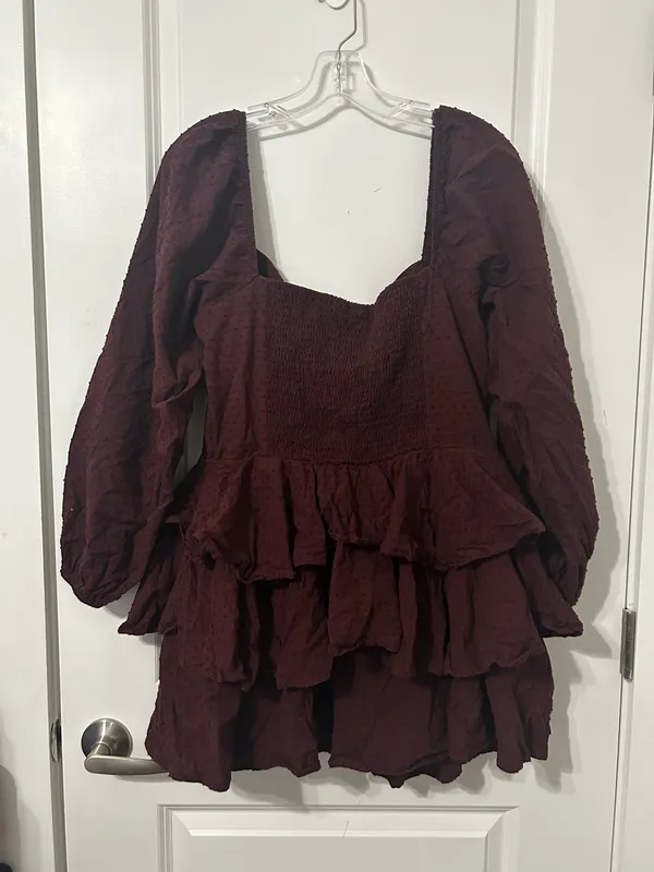 Altar'd State Maroon Dress - Image 3