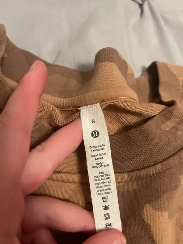 Lululemon Camo Sweatshirt - Image 2