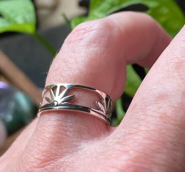 Sunrise Sterling Silver Band Ring Sizes 8,9 - Image 5