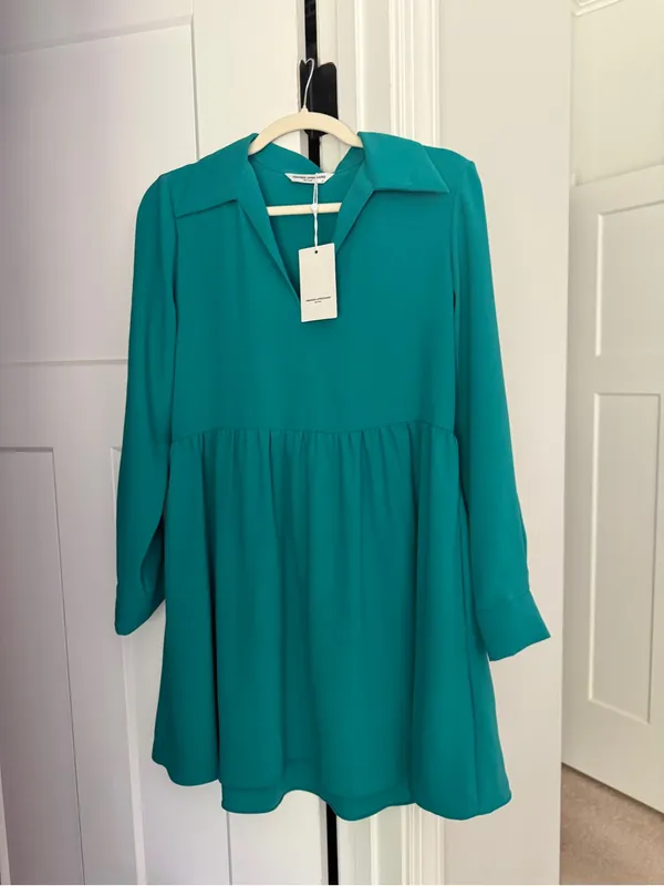 Amanda Uprichard Althea Dress Teal Long Sleeve‎ NEW NWT - Image 2