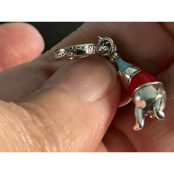 PANDORA Disney Winnie the Pooh HapBee Birthday Dangle Charm 799385C01 S925 ALE - Image 6
