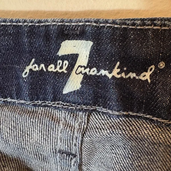 7 For All‎ Mankind "A" Pocket Bootcut Jeans Dark Wash Y2K Size 29 - Image 6