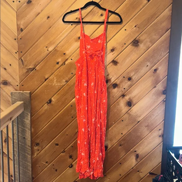 Free People Sweet in the Streets Floral Overalls Jumpsuit - Image 8