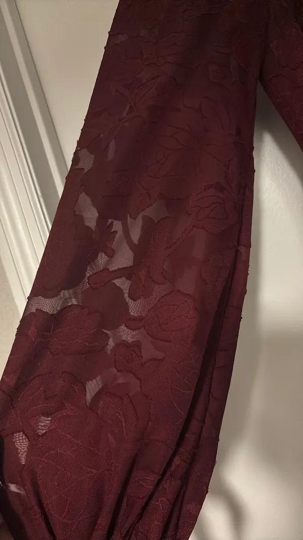 Azazie Wine Purple Dress - Image 5