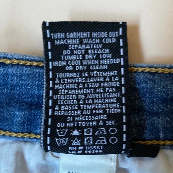 7 For All Mankind Josefina High Waist Slim Boyfriend Blue Jeans‎ Size 26 - Image 7