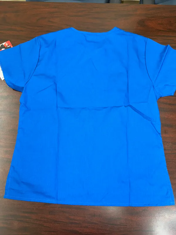 Dickies NWT Mini V-Neck Scrub Top In Royal Blue Size X-Small - Image 2