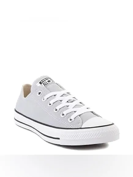 Converse Chuck Taylor All Star Unisex Low Top Grey wolf/white sneakers - Image 2