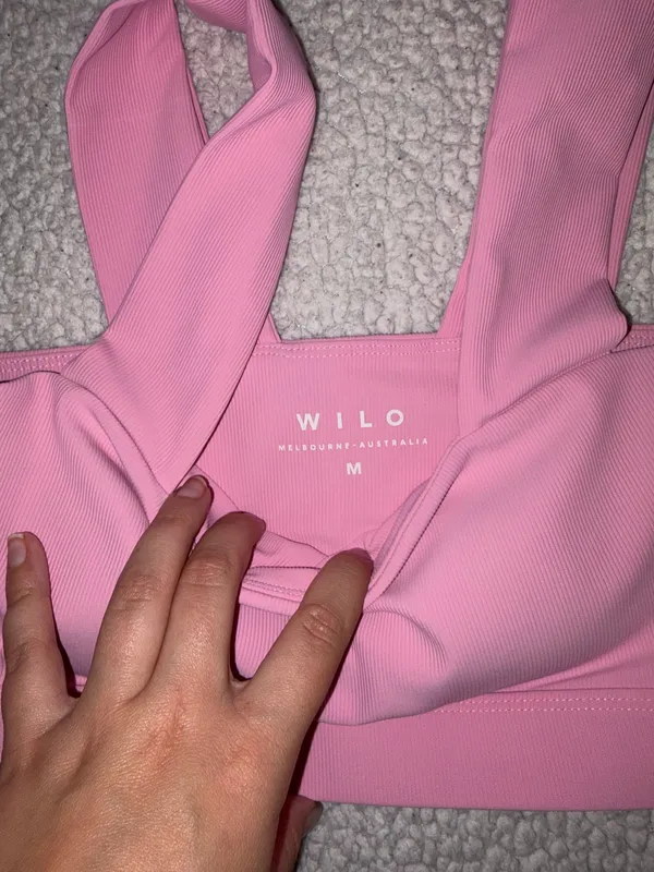 Wilo Sports Bra Pink Size M - Image 4