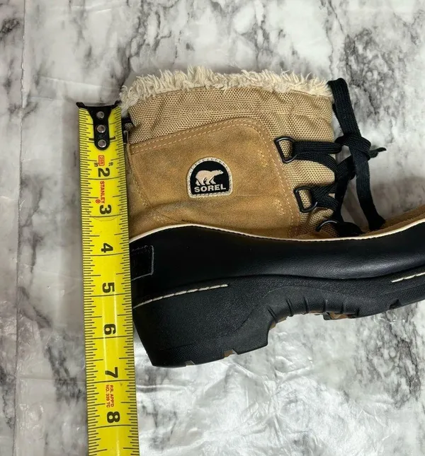 Sorel Tivoli III snow Boots tan brown winter size 4 - Image 7