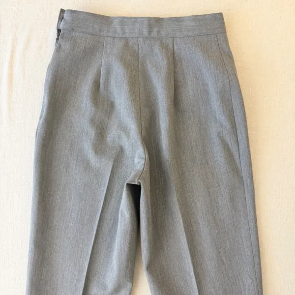 Cache Vintage made in USA High Rise Straight Leg Dress Pants Womens 2 Gray - Image 5