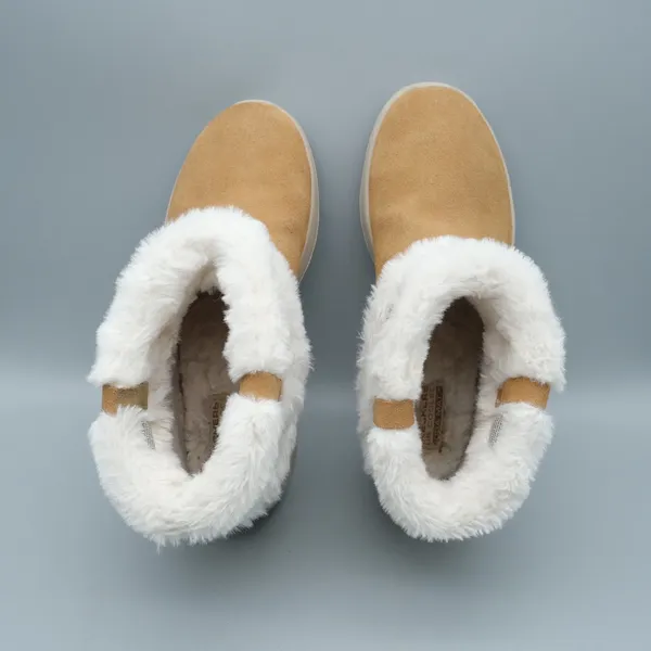 Skechers On the Go Joy Women Tan Faux Fur Suede Winter Boot 7.5 144043 - Image 6