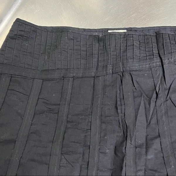 Akini Black Cotton Lined Skirt- Size 10 - EUC - Image 3