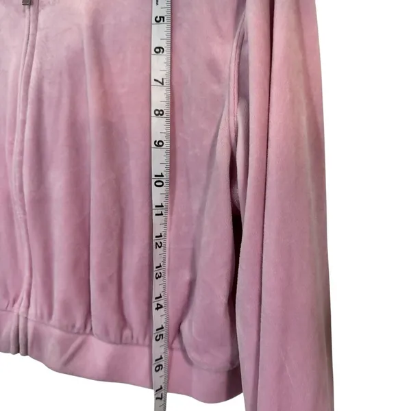 JUICY COUTURE Bling Shorts in Petal Pink Size (M)+DIVIDED Petal Pink Jacket Sz L - Image 9