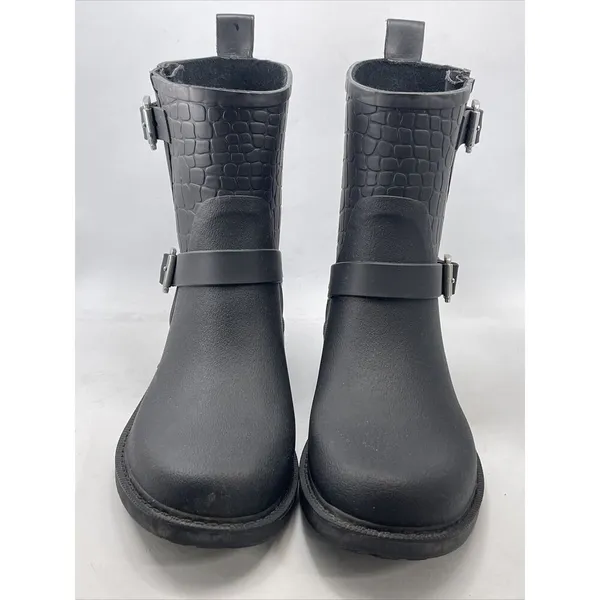 Sam Edelman Keigan Boots Croc Embossed Size 7M Waterproof - Image 8