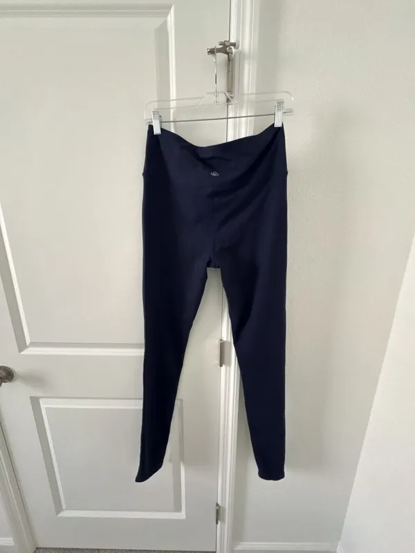 Yogipace High Waisted Leggings Navy Blue Size L - Image 6