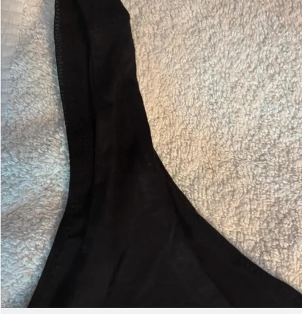 Black Lightweight Ruffle Tiered Ambiance Apparel Cami Size L Date Night Going Out Whimsygoth Emo Vacation Rave Festival Concerts Resort Croquette - Image 5
