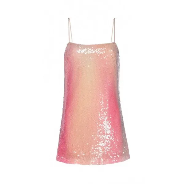 MISA Los Angeles A-Line Sequin Mini Dress Mermaid Euro Summer Ibiza Sz Medium - Image 10