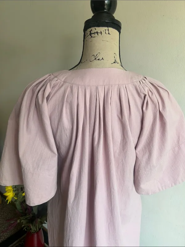 Tuckernuck Pomander Place Finley Flutter Sleeve Mauve Pink Mini Dress Size XS - Image 14