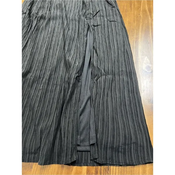 Lulus Midsummer Memories Black Mid-Rise Maxi Skirt Size Medium NWT - Image 8