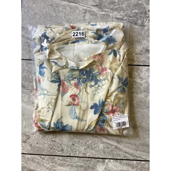 Tuckernuck Cosmos Floral Mallory Skirt Large Snowberry Blue Pink Cream Midi New - Image 7