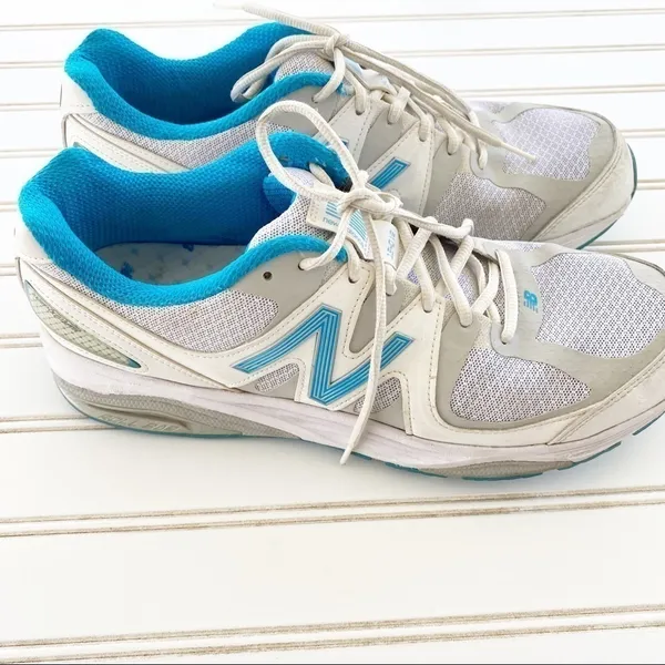 New Balance 1540v2 Running Shoes White Grey Blue Made in USA Sneakers - Image 4