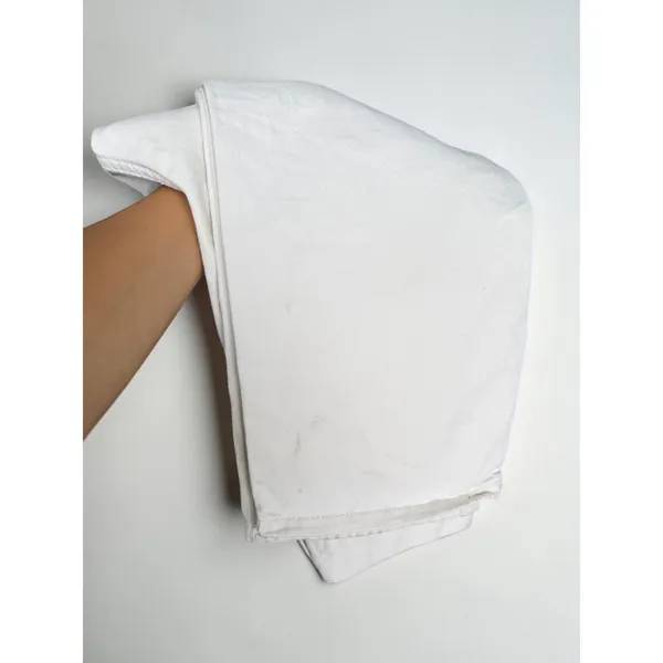 J. Galt Shanghai Off White Cream Carpenter Pants High Waisted Straight Leg Sz S - Image 5