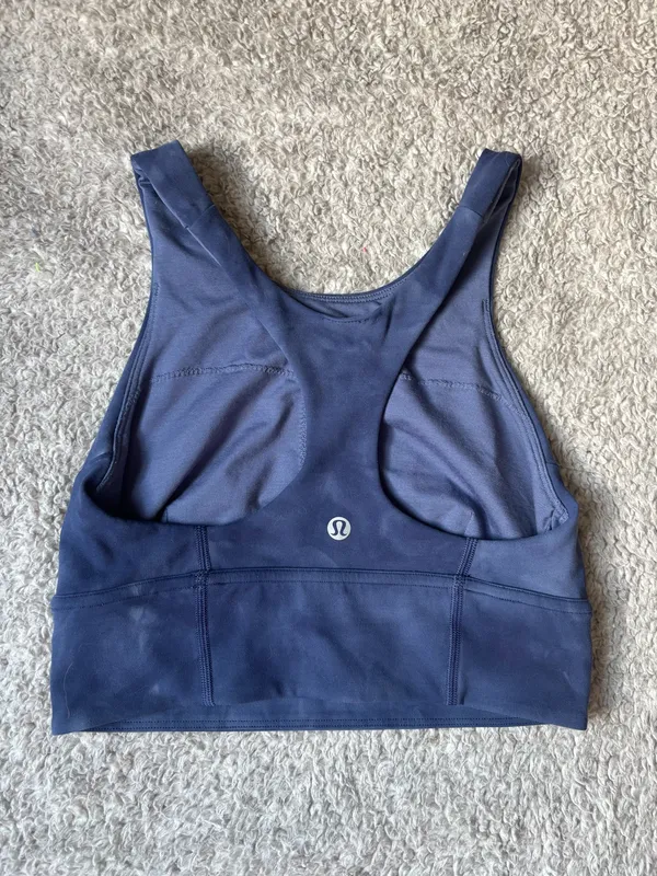 Lululemon Wunder Train Longline Bra *Medium Support, C/D Cup Diamond Dye Size 4 - Image 4