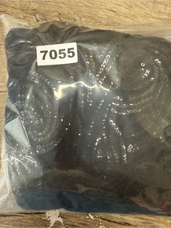 Lulus Madina Black Sequin‎ One-Shoulder Bodycon Mini Dress size small NWT - Image 6
