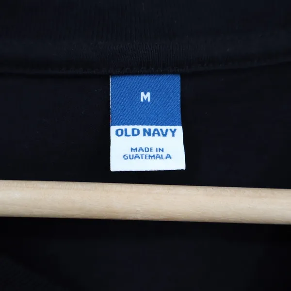 Old Navy T-Shirt Dress Women's Medium Black Crew Neck Short Sleeve Pullover - Image 2