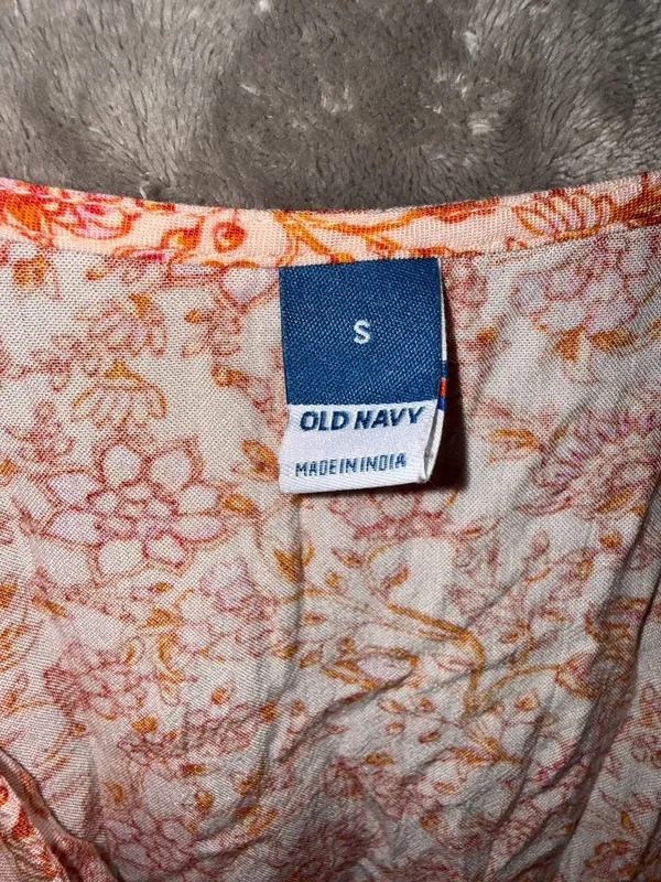 Old Navy Floral Cut-Out Long Sleeve Maxi Dress Size S - Image 5