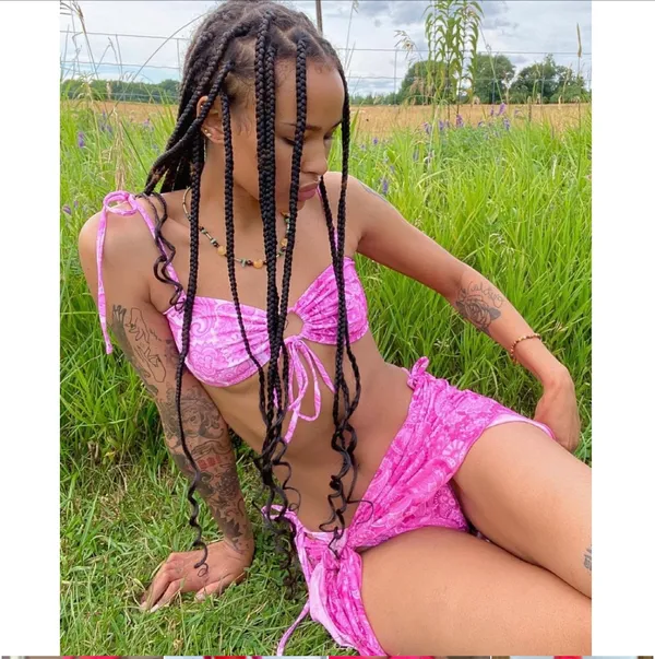 Tiger Mist Pink Paisley 3 Piece Bikini Set - Image 9