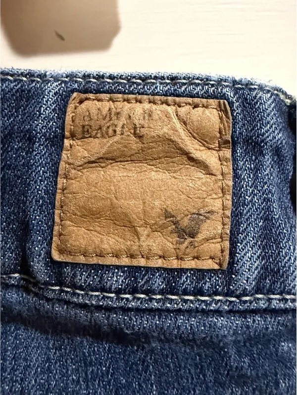 American Eagle Artist Women's Blue Denim Bootcut Jeans Size XL - Image 6