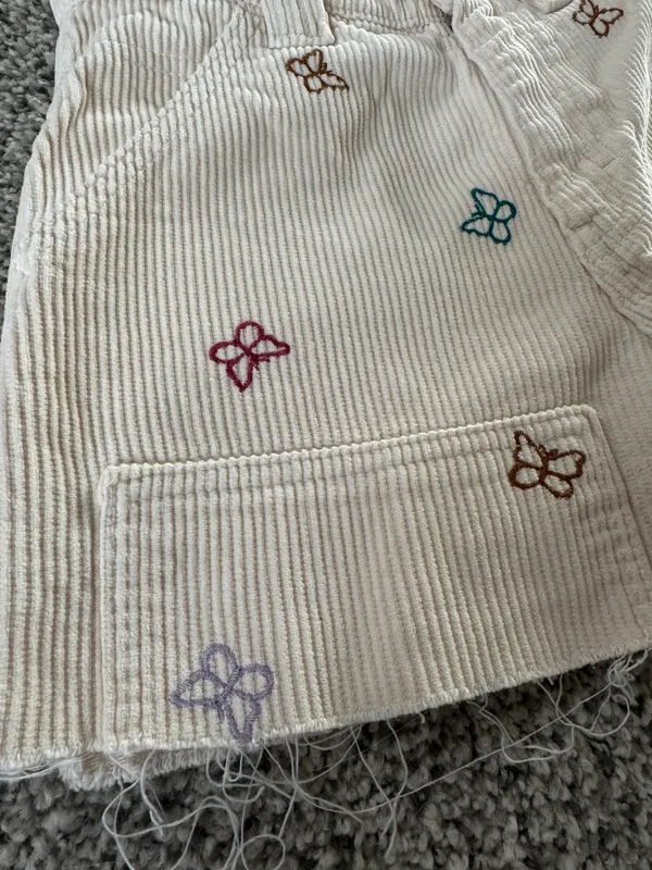 PacSun Corduroy Embroidered Shorts - Image 4
