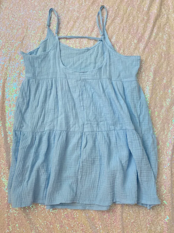 Target - Blue Flowy Dress - Image 2