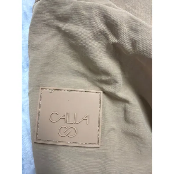 CALIA Hooded Windbreaker Tan Brown‎ Water Repellent Jacket WAX14309 Womens S NEW - Image 6
